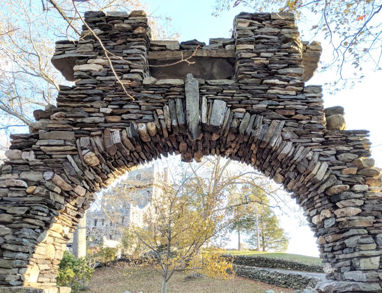 stone arc at the Gillette Castle State Park