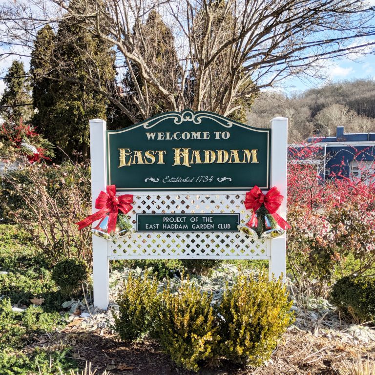 East Haddam Welcome Sign