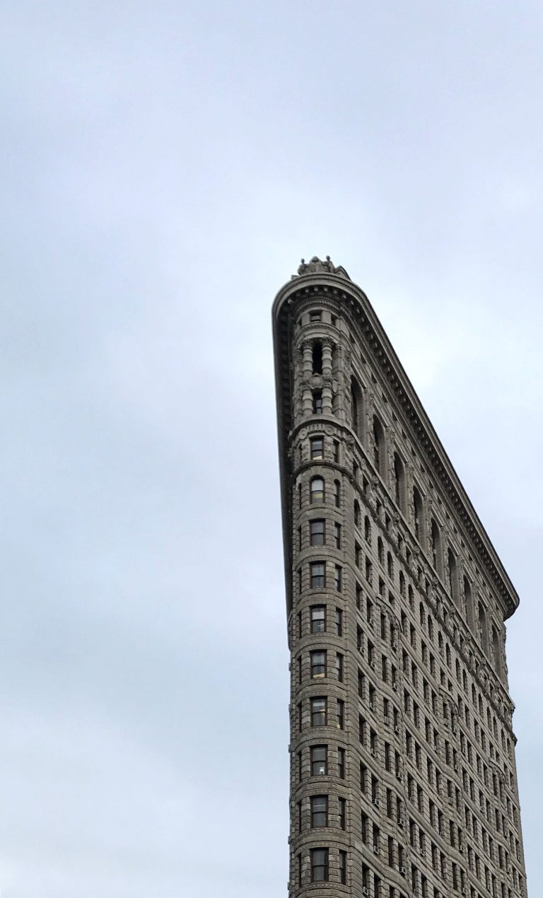 the flatiron building in New York City