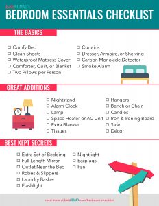 The Airbnb Host's Essential Bedroom Checklist