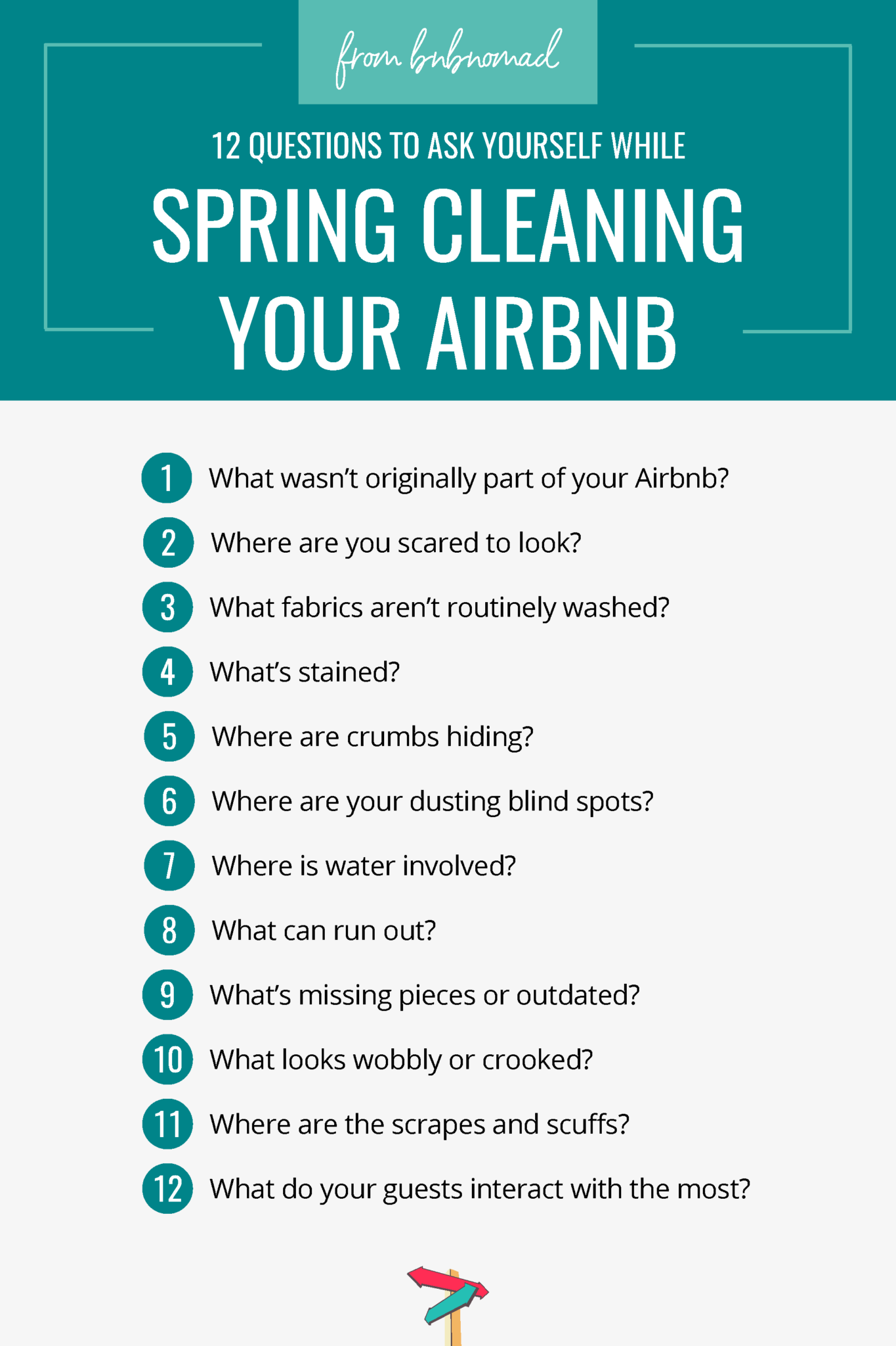 checklist for deep cleaning your Airbnb