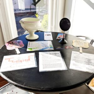 Table of welcome information for Airbnb guests