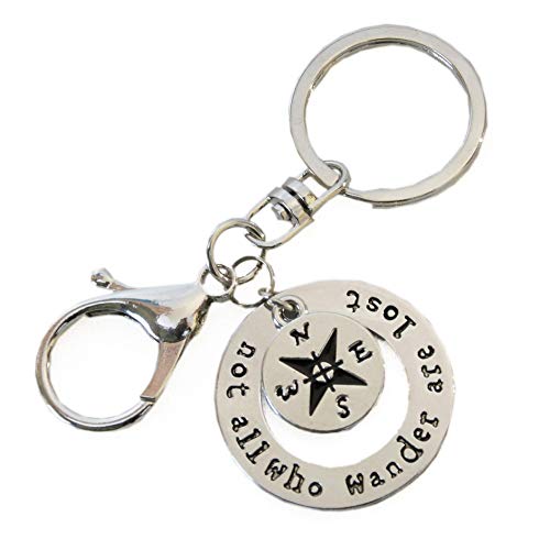 Not all who travel are lost keychain Airbnb Gifts