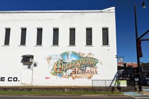 Beautiful mural in Greensboro, Alabama